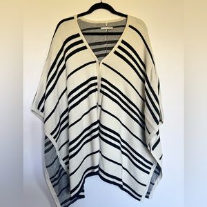 Alice and Olivia poncho with front fastening